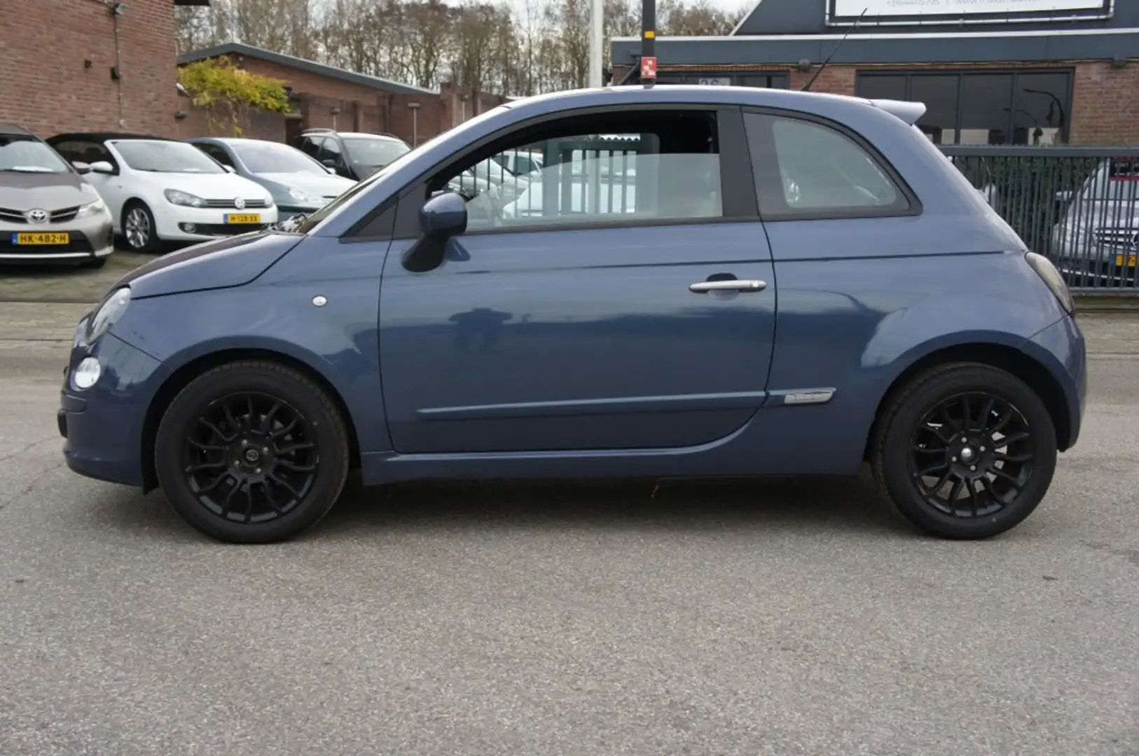 Fiat 500 0.9 TWINAIR H.LEDER/AIRCO/KEURIGE STAAT NW APK Blau - 2