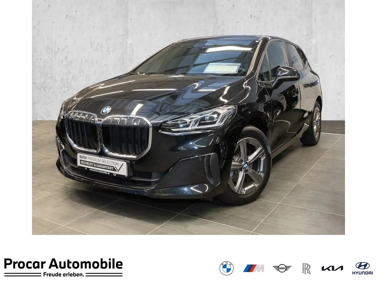 BMW 218 d Head-Up HK HiFi DAB LED WLAN Pano.Dach RFK Schwarz - 1