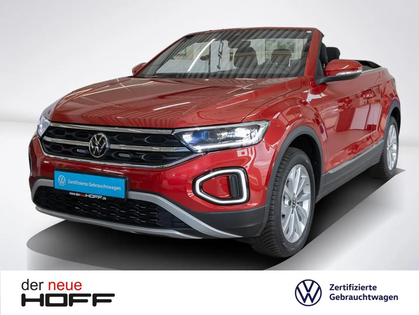Volkswagen T-Roc Cabriolet 1.0 TSI Style Kamera LED Winterpaket Rot - 1