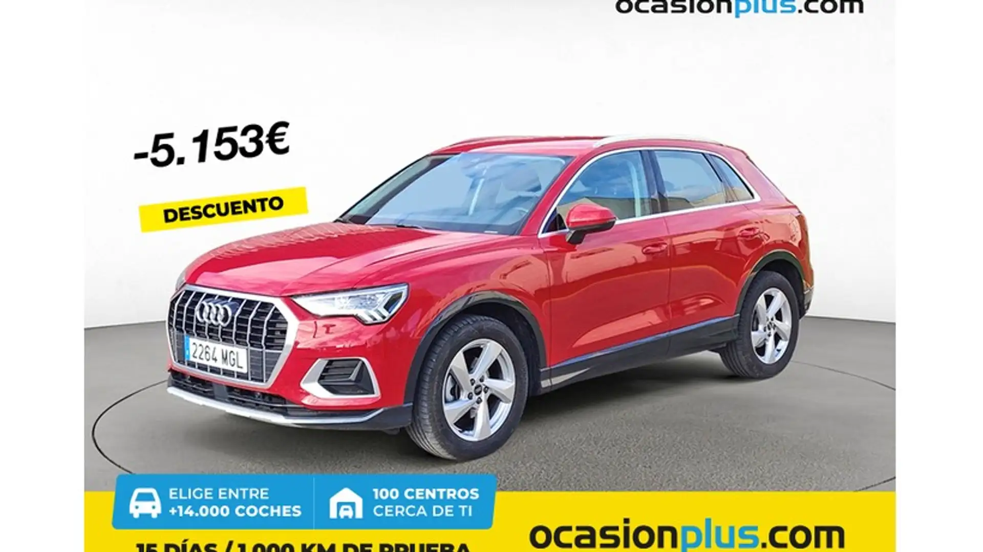 Audi Q3 35 TDI Advanced S tronic 110kW Rouge - 1