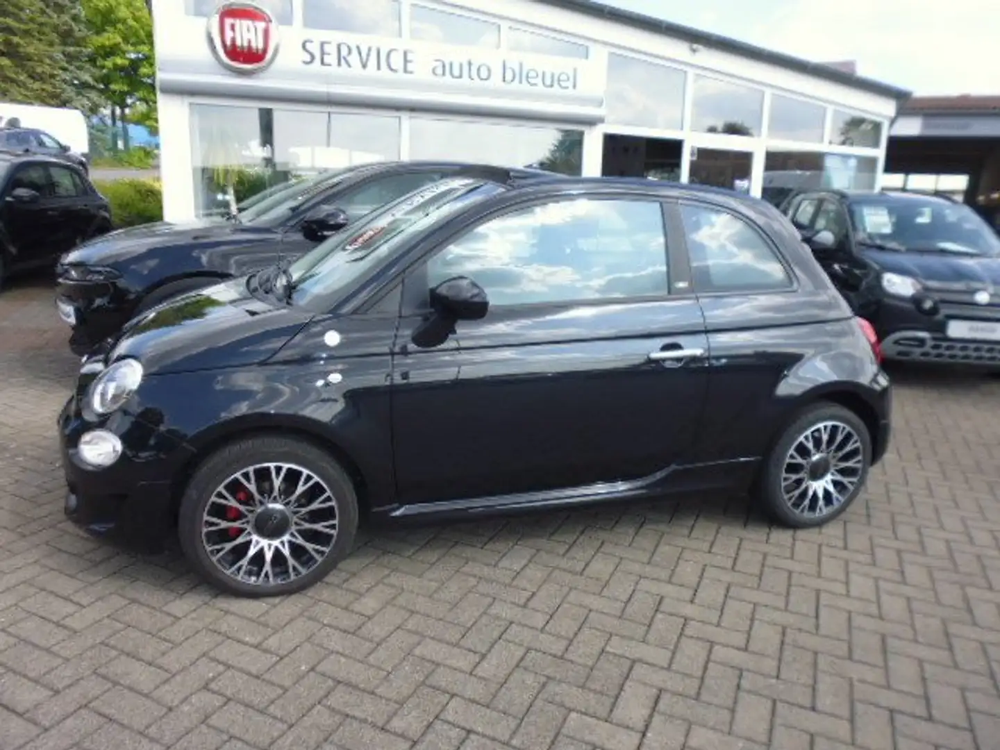 Fiat 500C 1.0 GSE Hybrid Hey Google 16"Alufelgen/Sportsitze Schwarz - 1