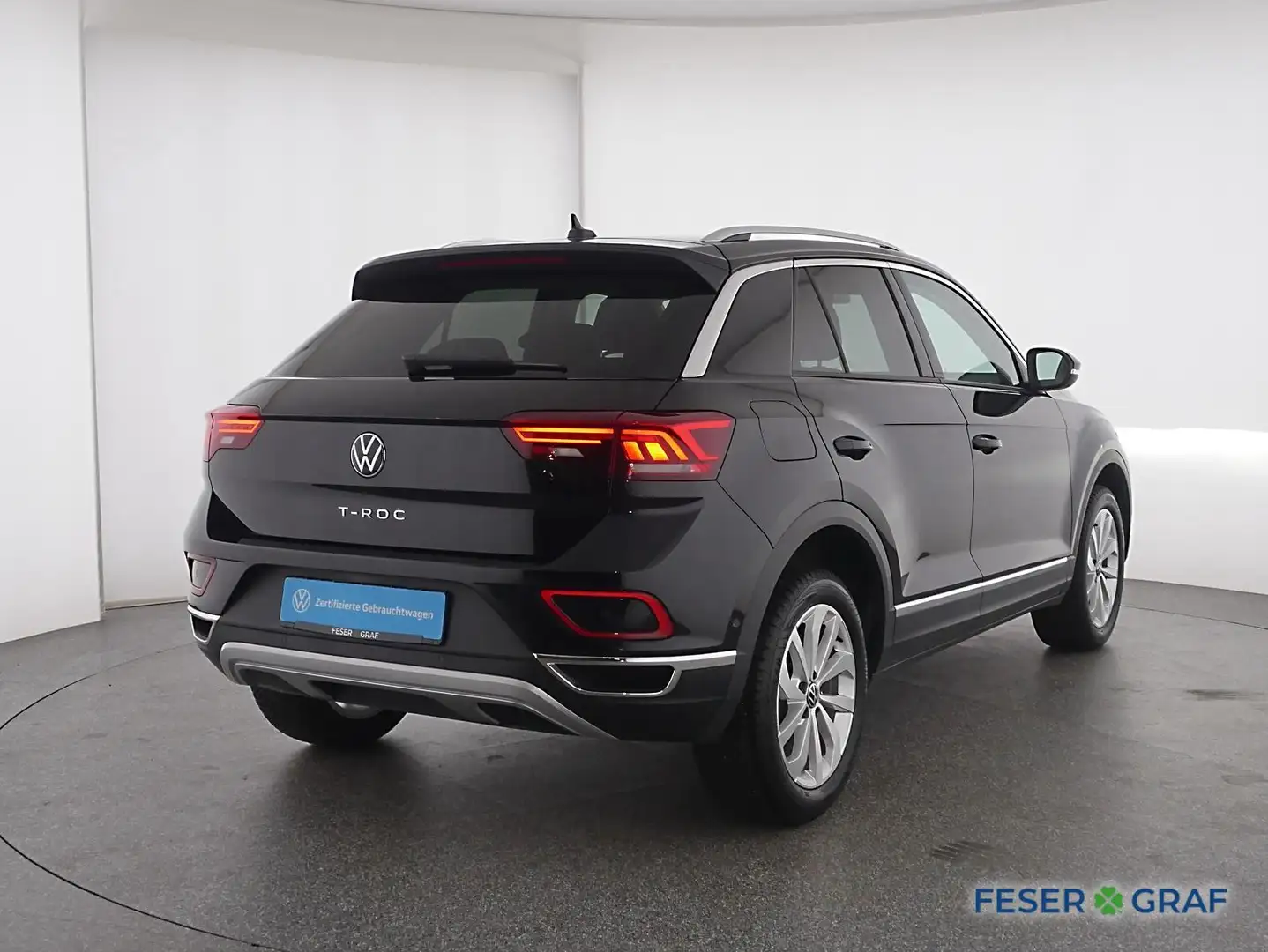 Volkswagen T-Roc 1.5 TSI Style DSG Navi/AHK/LED/ACC/SHZ/17" Schwarz - 2