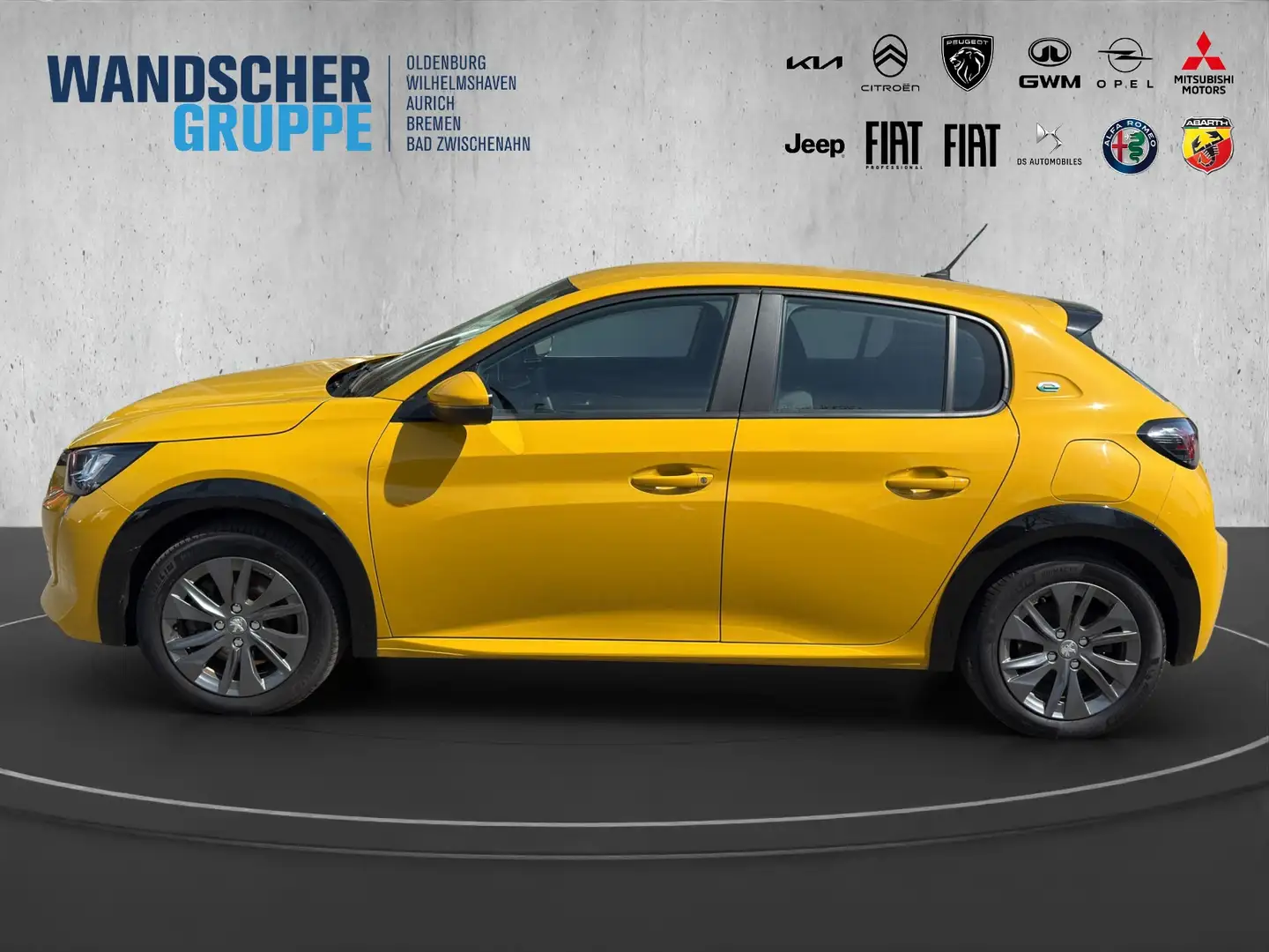Peugeot 208 e- Elektromotor 136 (e-) e- Active Pack +SHZ Gelb - 2