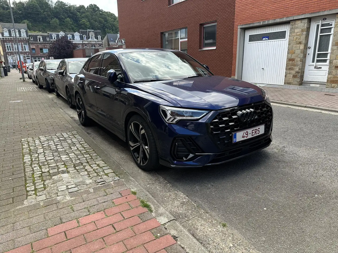 Audi Q3 sportback 35 TDi Business Edition S line tronic Blauw - 1