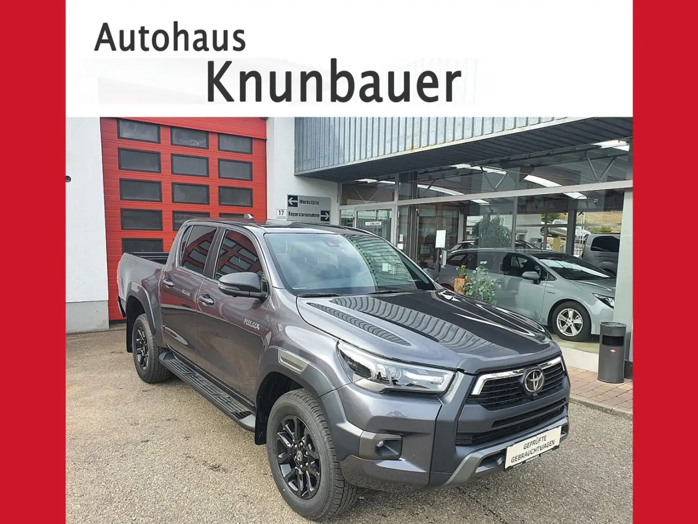 Toyota Hilux DK Invincible 4WD 2,8 D-4D MHEV Aut. Grau - 1
