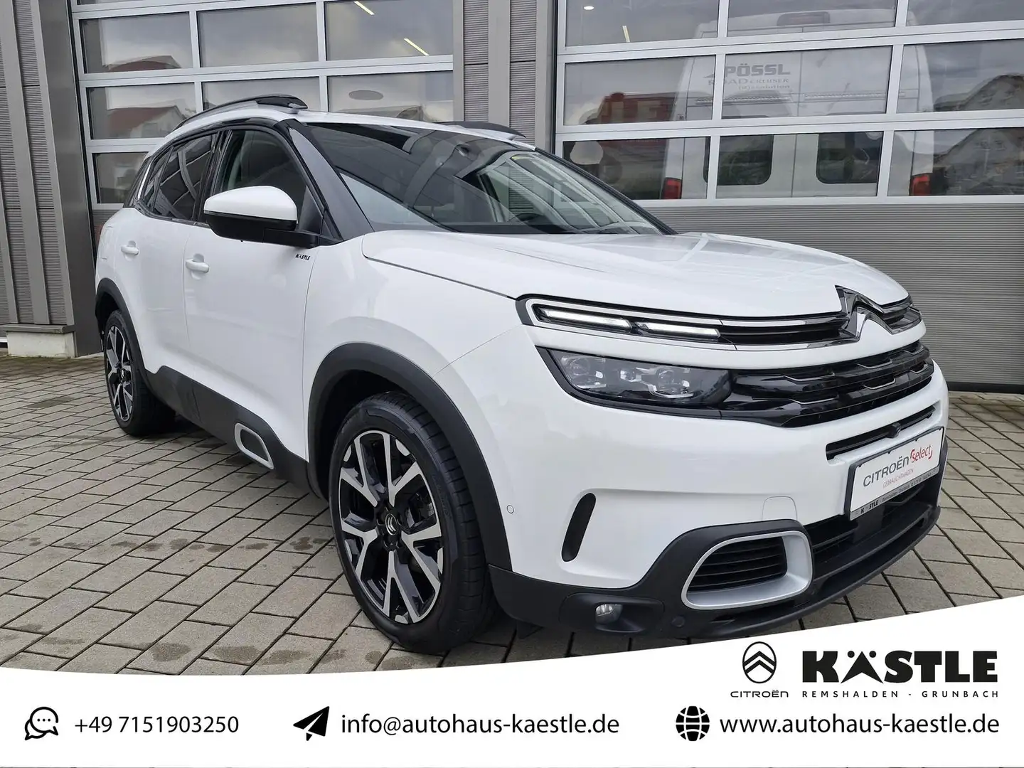 Citroen C5 Aircross Shine Pack 2.0 B-HDi 180 PANO*SHZ*NAVI*ACC* Blanc - 1
