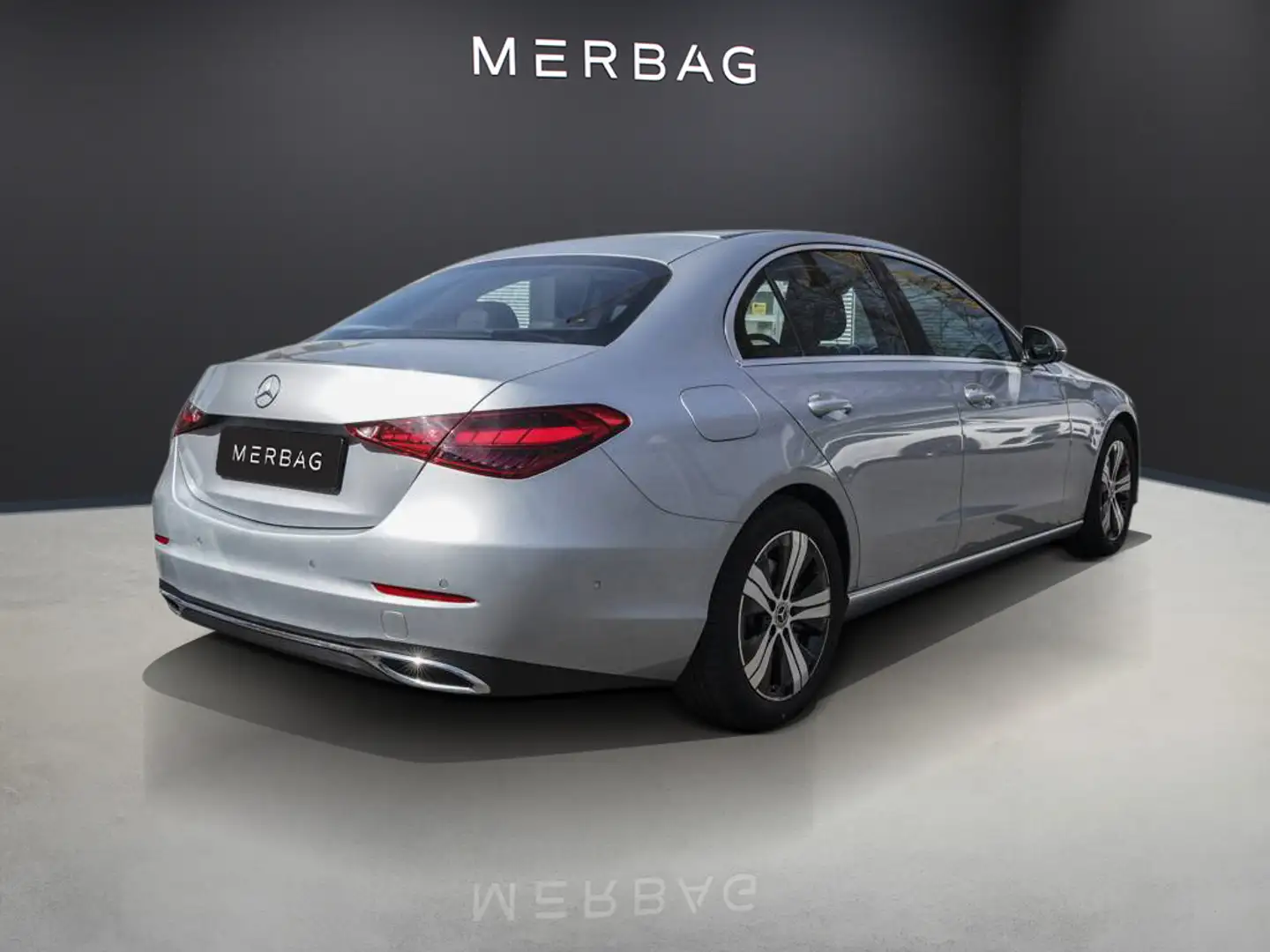 Mercedes-Benz C 300 d AVANTGARDE MBUX LEDER AHK KAMERA LED Argento - 2