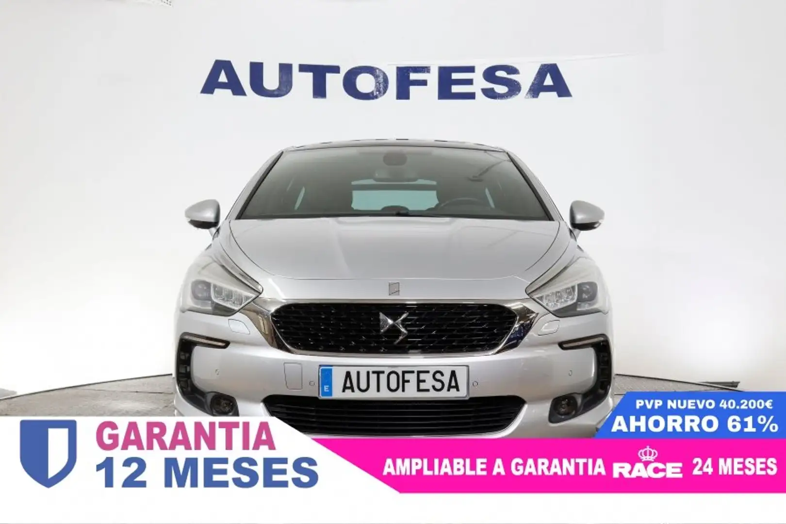 DS Automobiles DS 5 2.0 HDI SO CHIC 180cv Auto 5P # TECHO PANORAMICO,C Gris - 2