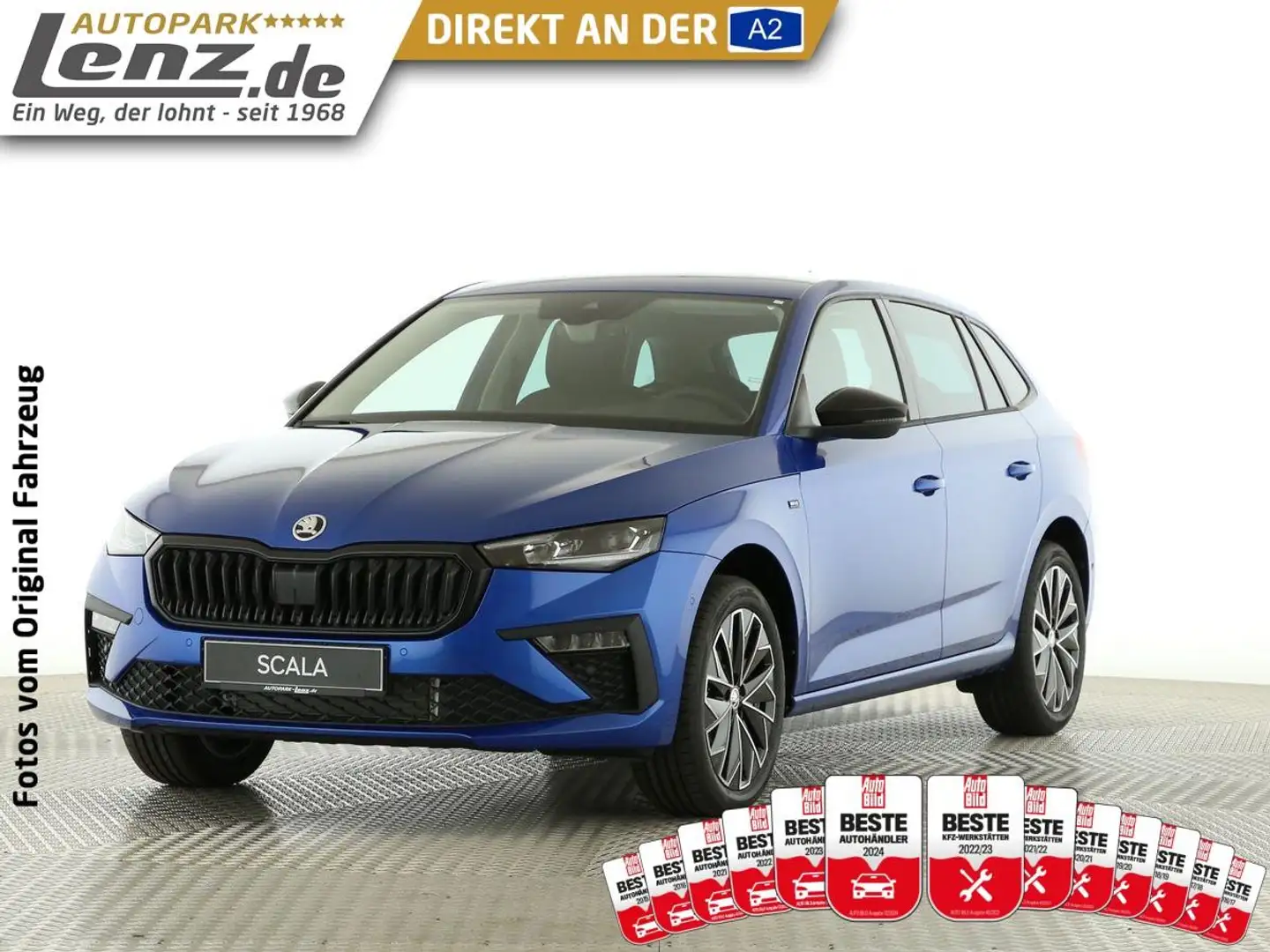 Skoda Scala Drive  Matrix SHZ Kamera ACC Smartlink PDC Blau - 1