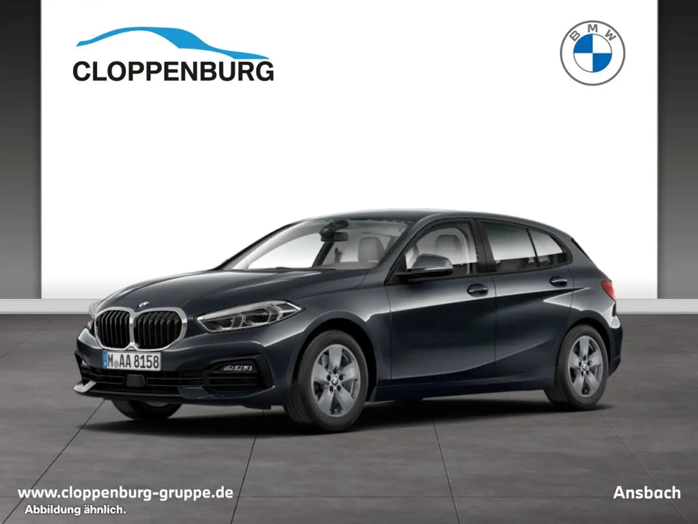 BMW 118 i Hatch Advantage Paket LED+Winterp.+Shz.+BT Grau - 1
