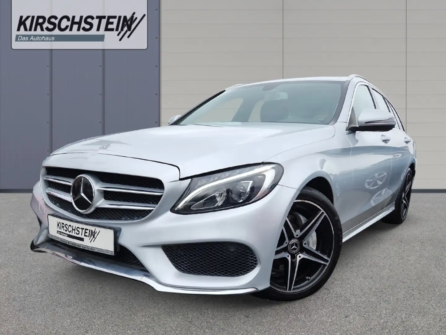 Mercedes-Benz C 220 d T AMG Distronic LED Navi Ambiente Sitzh. Silber - 1