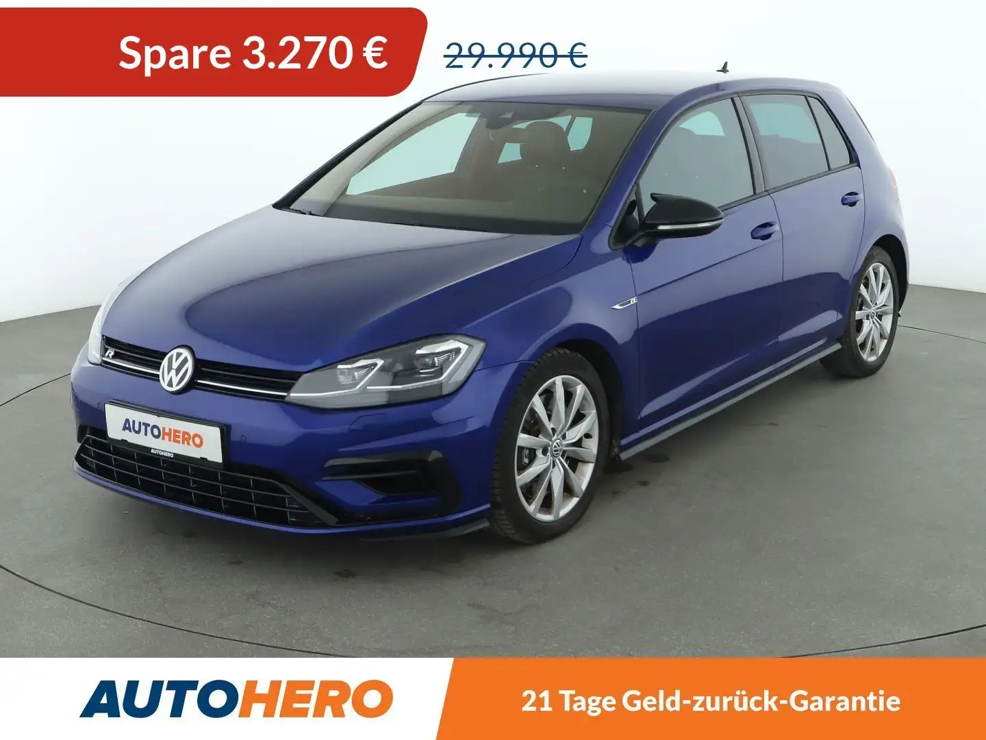 Volkswagen Golf GTI 2.0 TSI R BM 4Motion Aut.*ACC*LED*CAM*PDC*SHZ* Blau - 1