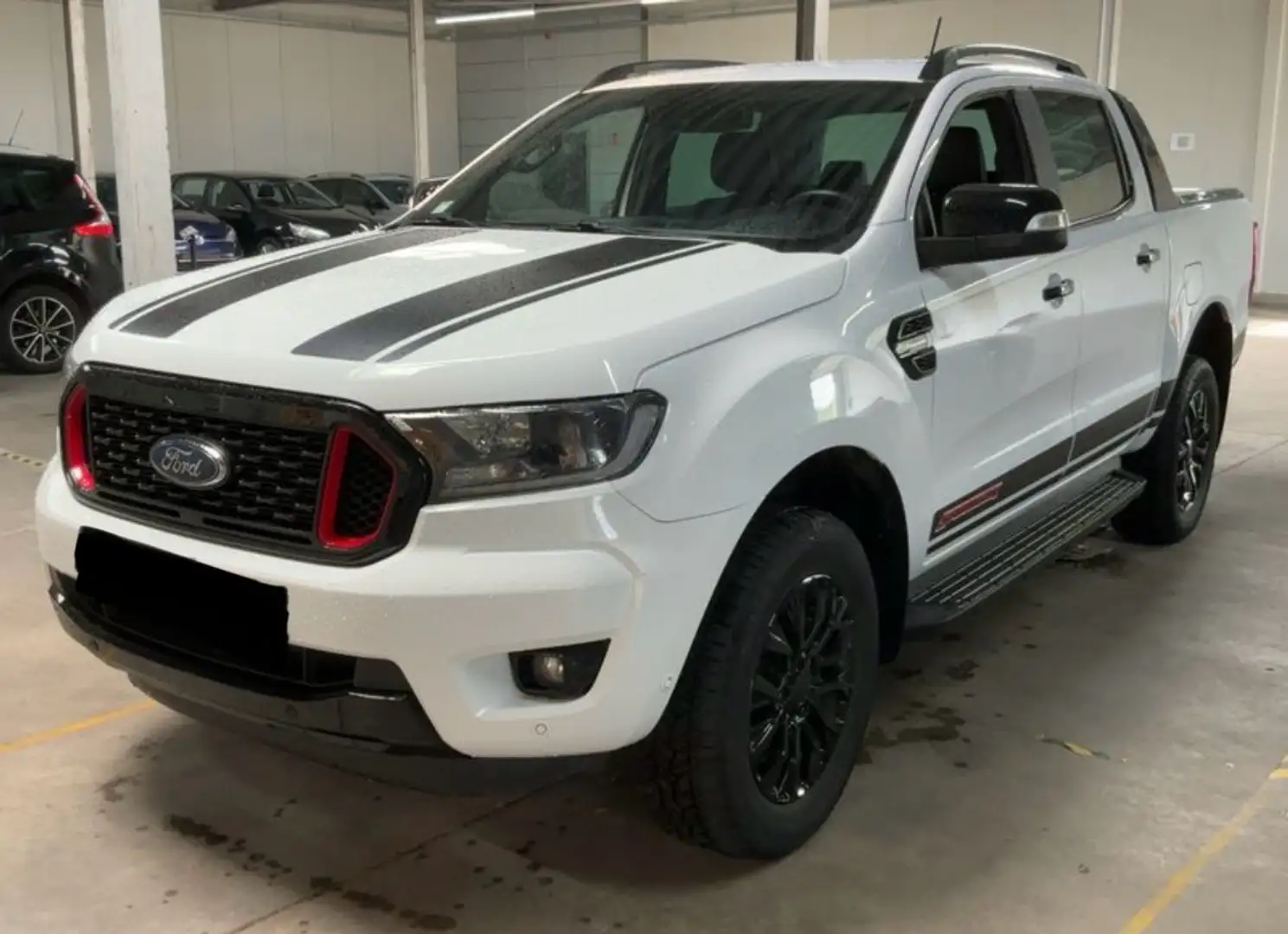Ford Ranger 2.0 TDCI 212CV STORMTRAK TVAC BOITE AUTO FULL OPTS Bianco - 1
