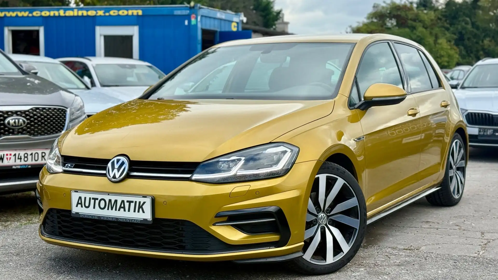 Volkswagen Golf R-Line *Finanzierung-Möglich +Viele Extras 1,6 TD Gelb - 1