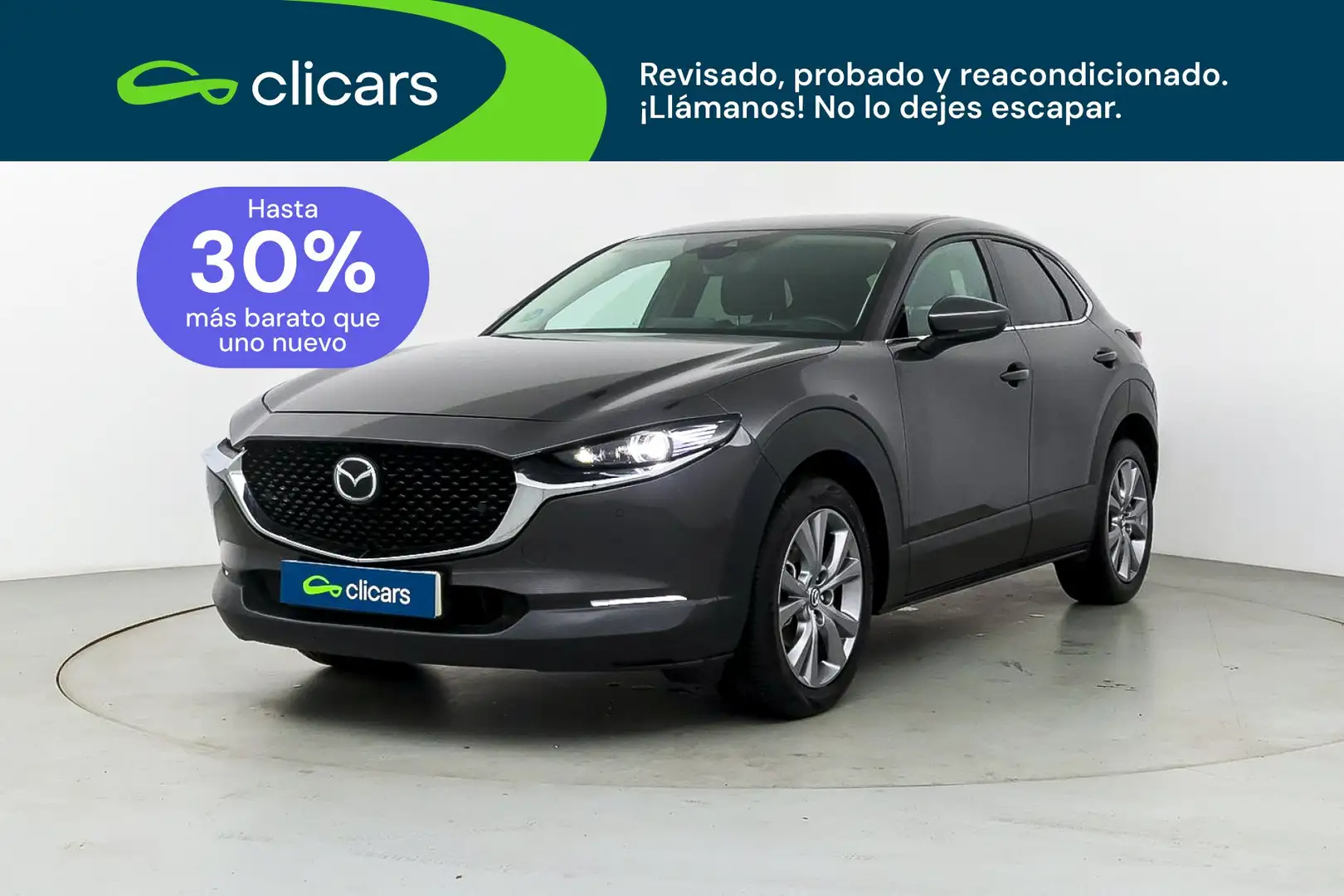 Mazda CX-30 2.0 Skyactiv-G Zenith 2WD Aut. 90kW Gris - 1