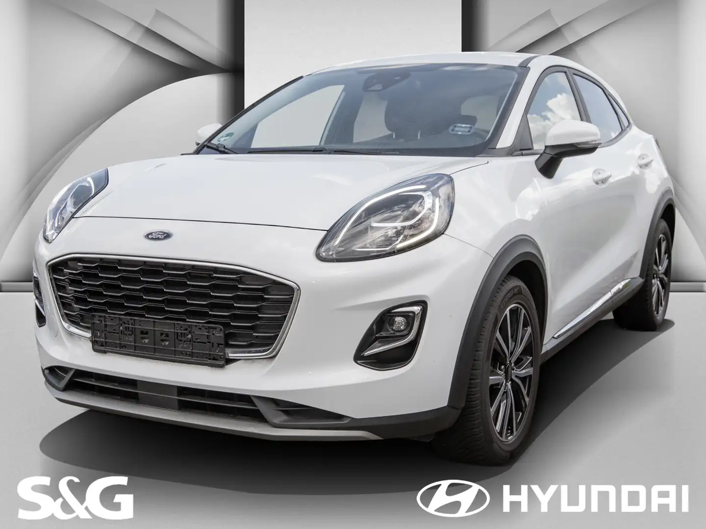 Ford Puma 1.0 TITANIUM X+NAVI+LED+SCHECKHEFTGEPFLEGT Weiß - 1
