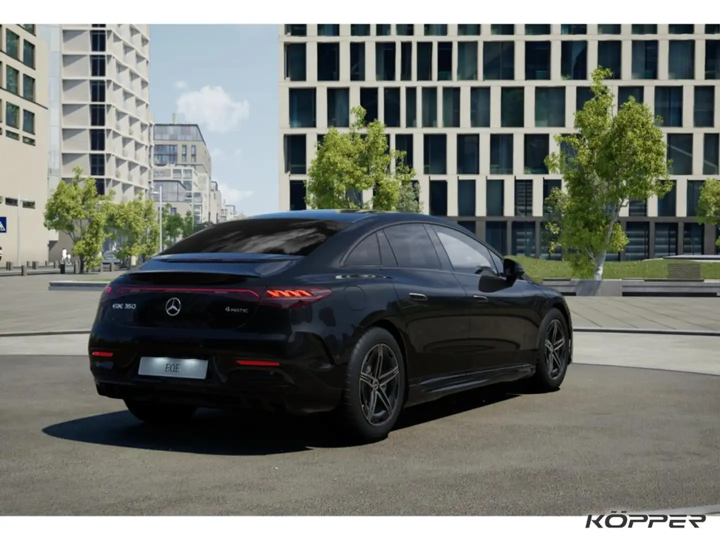 Mercedes-Benz EQE 350 4M AMG EDITION Head-up Hinterachslenkung Noir - 2