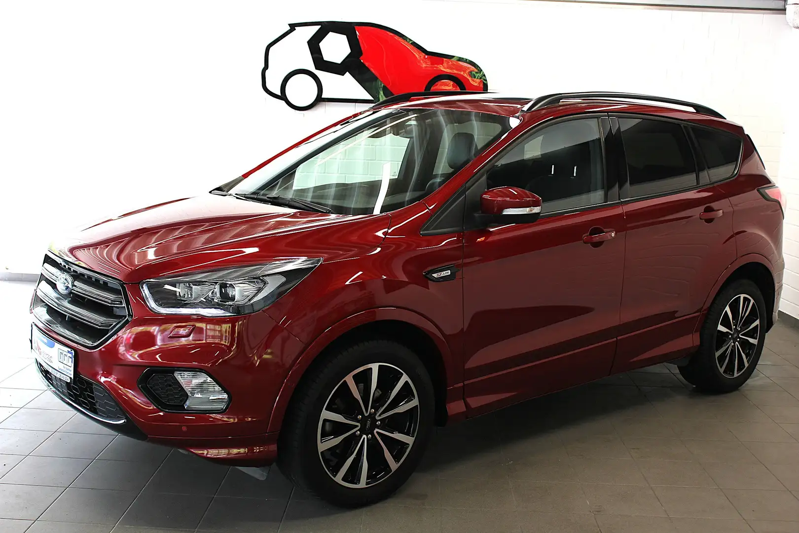 Ford Kuga ST-Line 1,5 Rfk Pano AHK Xenon Shzg Navi BT Tempom Rouge - 1
