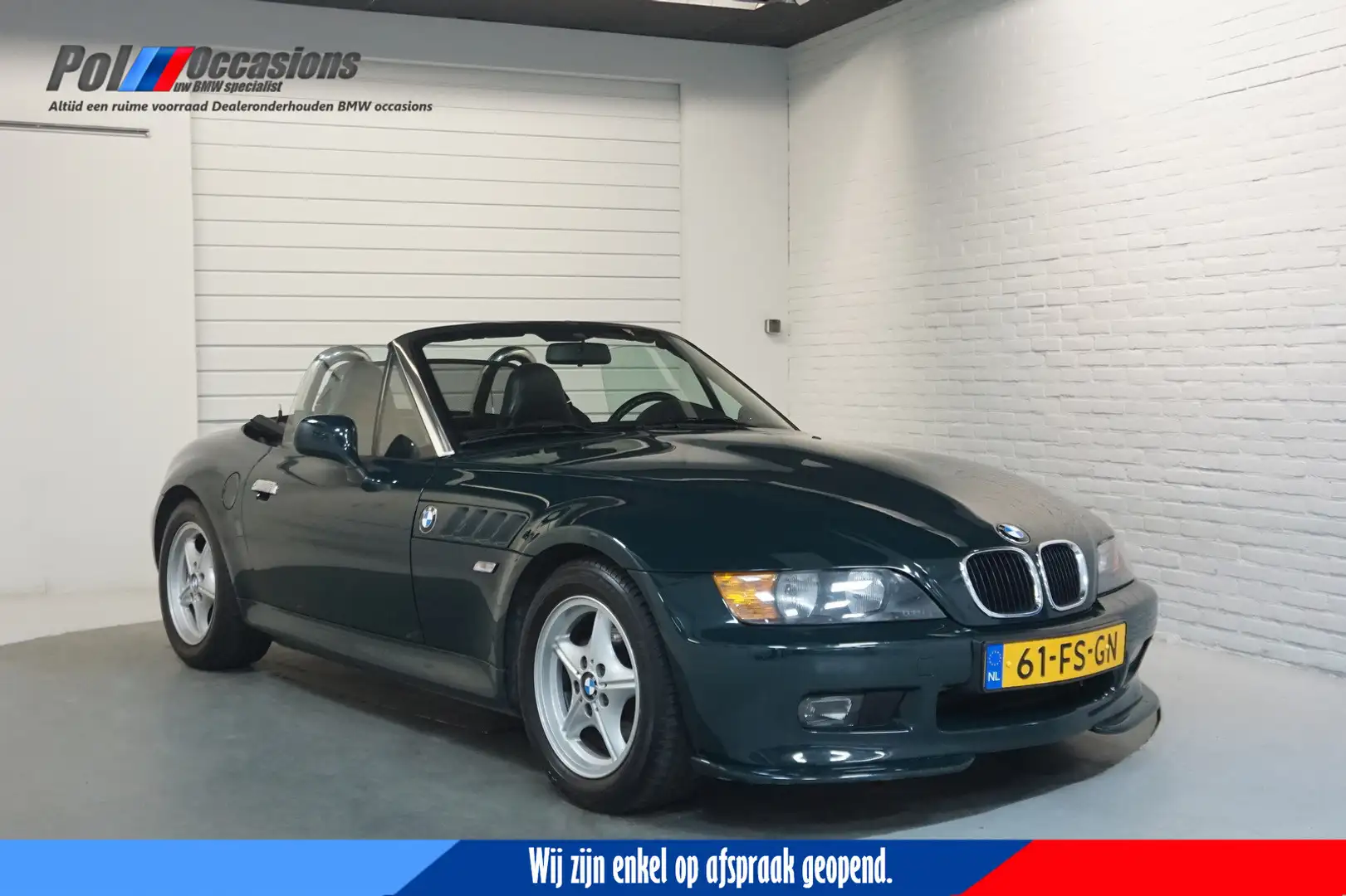 BMW Z3 Roadster 1.9 Cabriolet | Stoelverwarming | Dunkelg Vert - 1