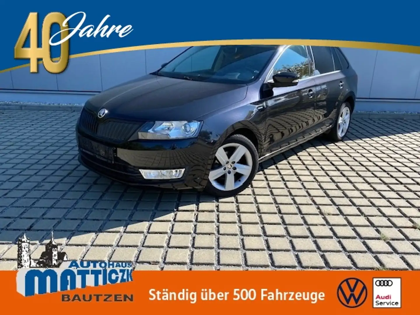 Skoda Rapid/Spaceback 1.2 TSI Drive Limited-Edition XENON/16-ZOLL/GRA/P Schwarz - 1