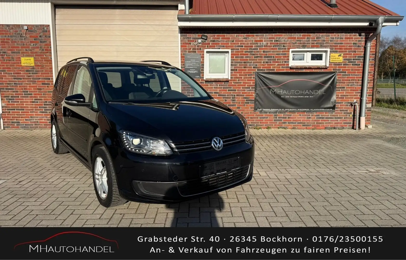 Volkswagen Touran 1.4 TSI Xenon Panorama PDC Klimatr. Navi Motor 0KM Schwarz - 1