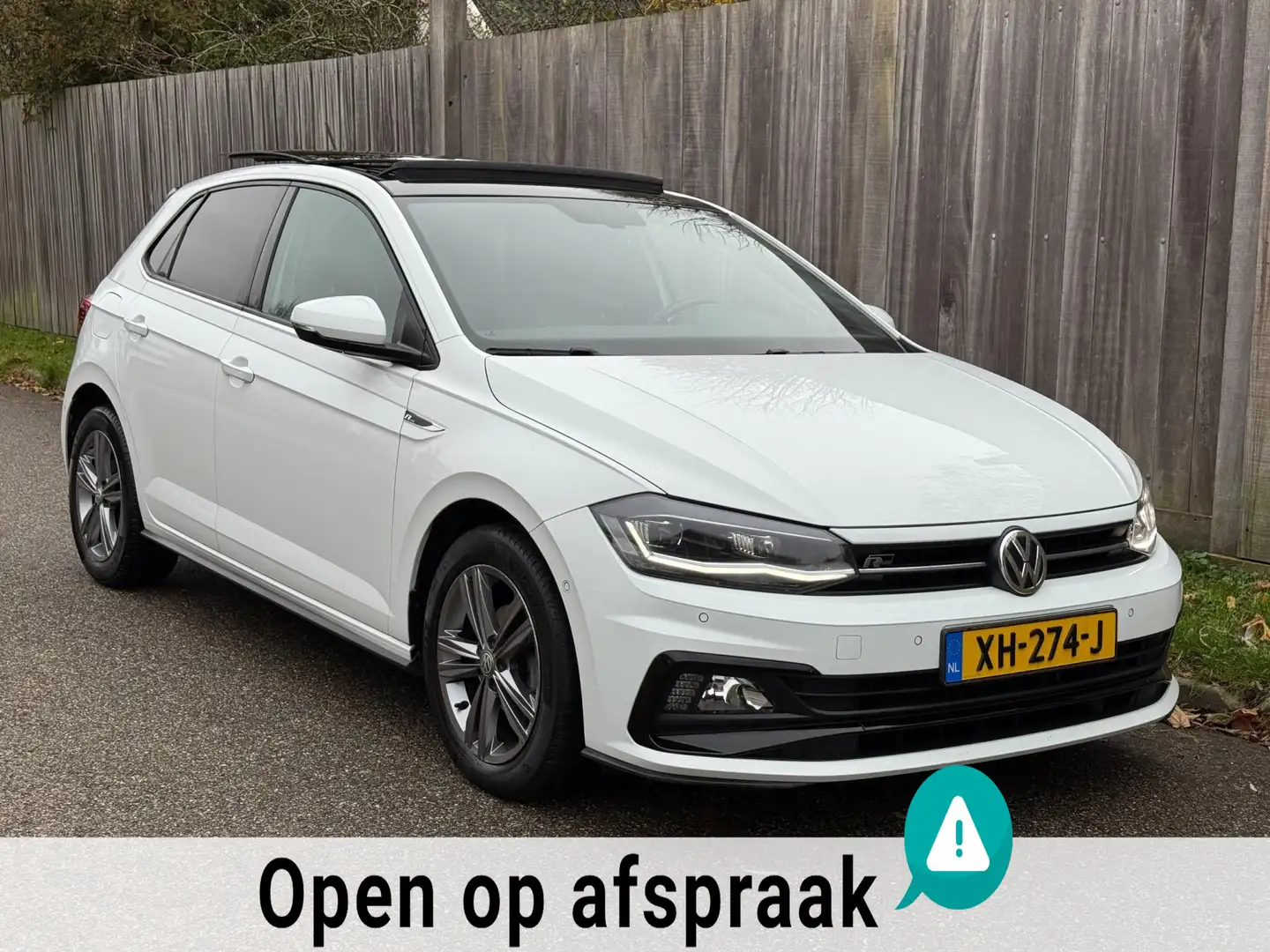 Volkswagen Polo 1.0 TSI R-Line AUT DSG Pano|LED|NAP|Carplay! Wit - 2