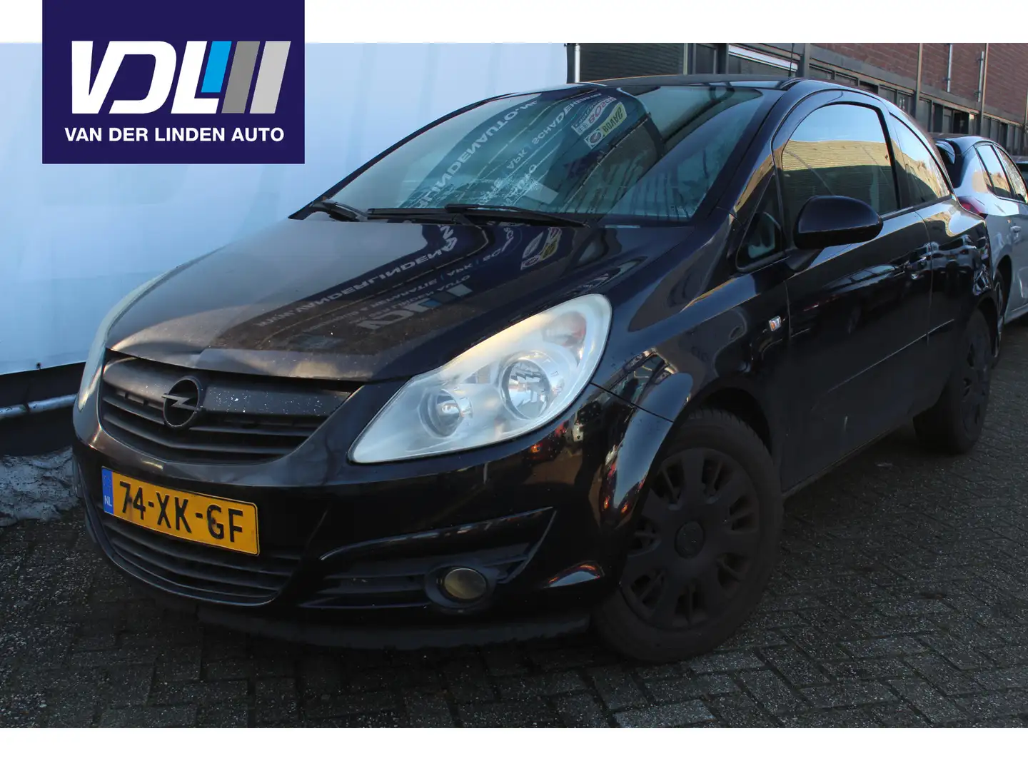 Opel Corsa 1.2-16V Enjoy Handel prijs, zo meenemen Schwarz - 1