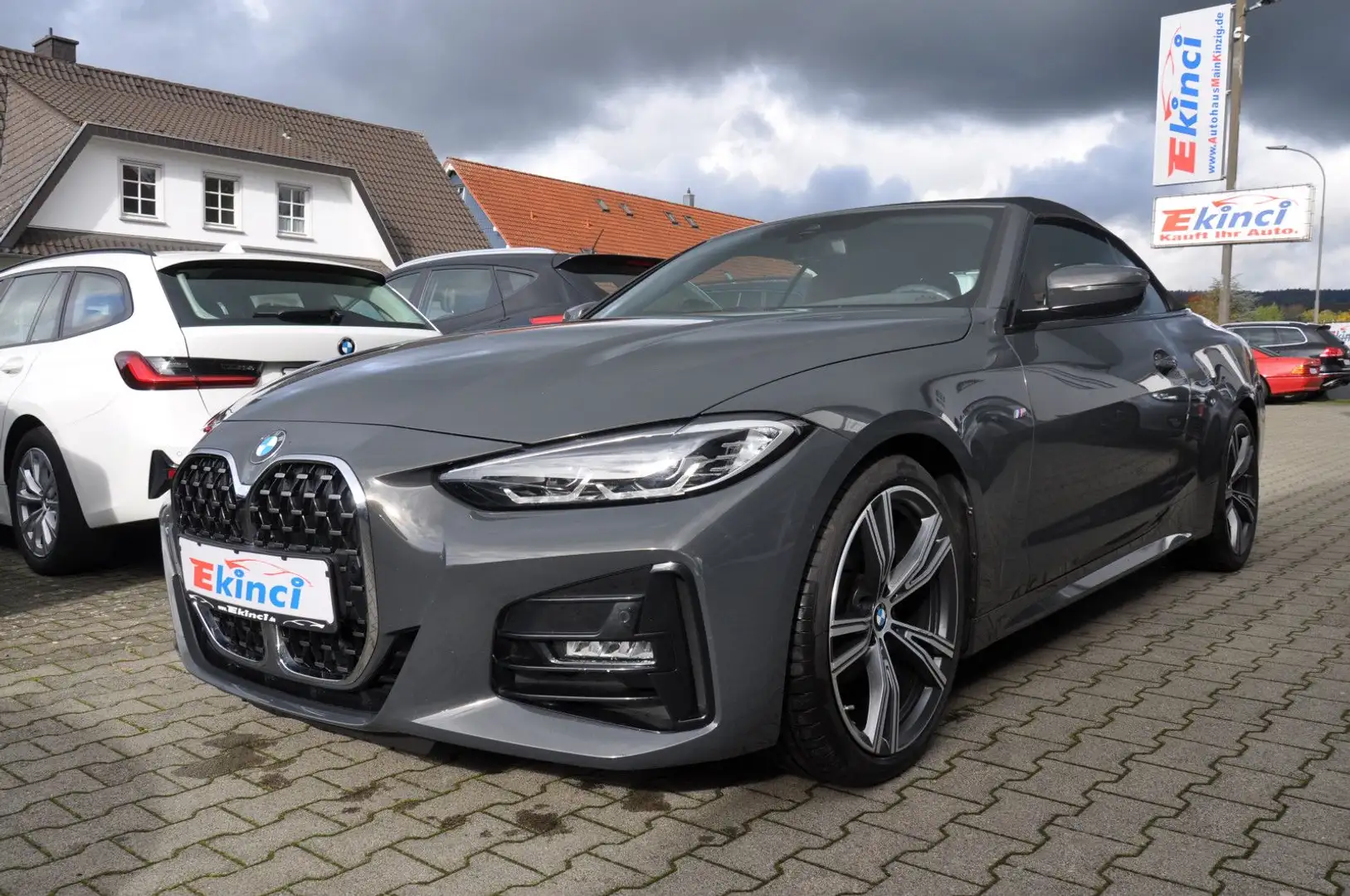 BMW 420 Baureihe 4 Cabrio 420 i M Sport Gris - 1