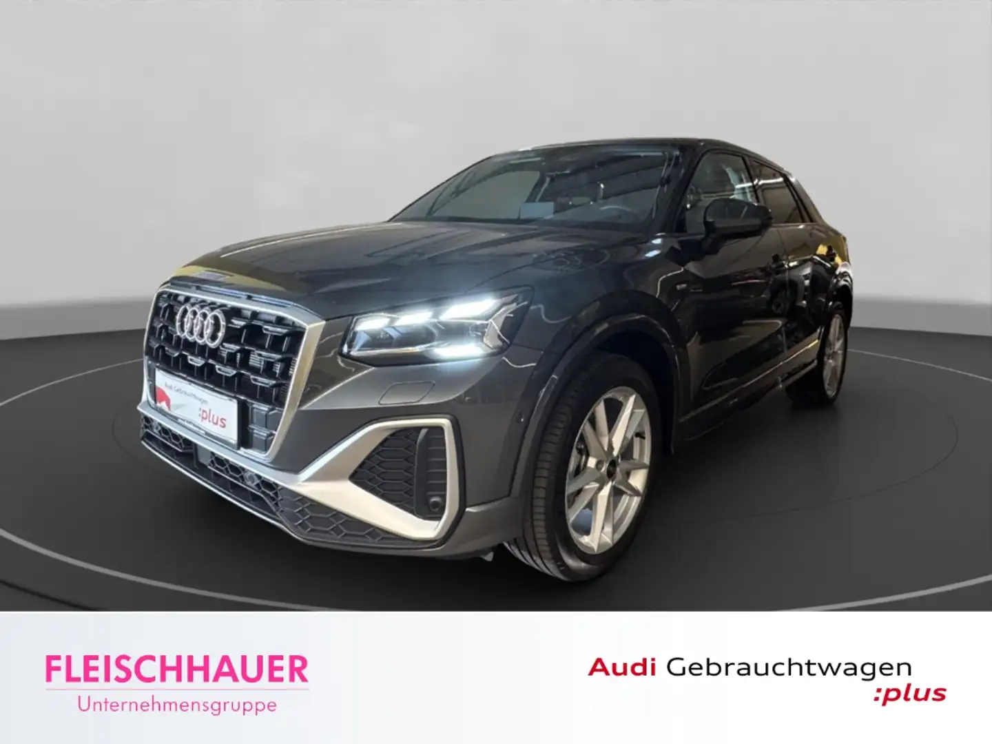 Audi Q2 30 TFSI s-line MATRIX+AHK+18''+RFK+St.-Hzg.+SHZG+K Grau - 1