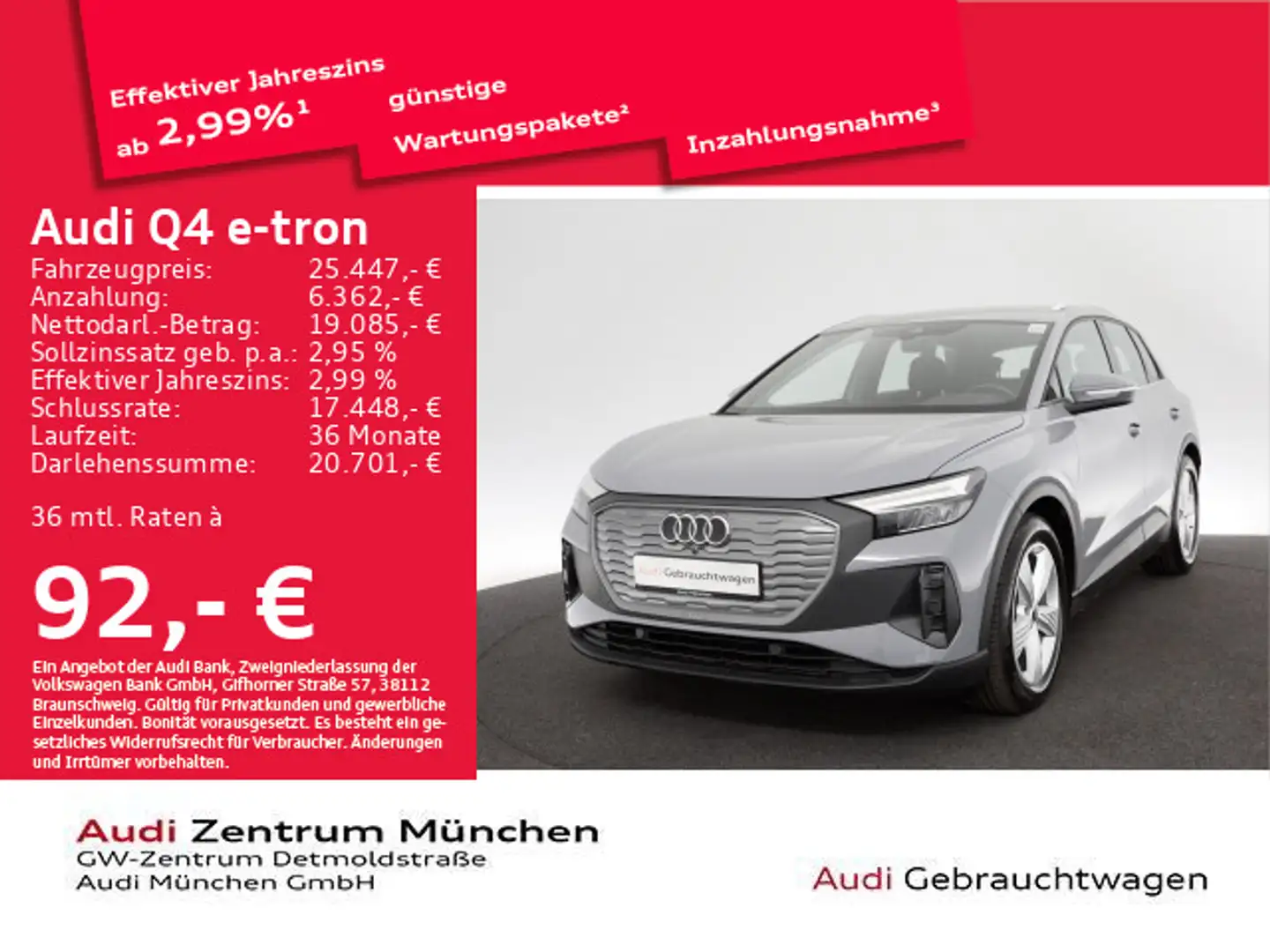 Audi Q4 e-tron 35 Navi+/19"Zoll Gris - 1
