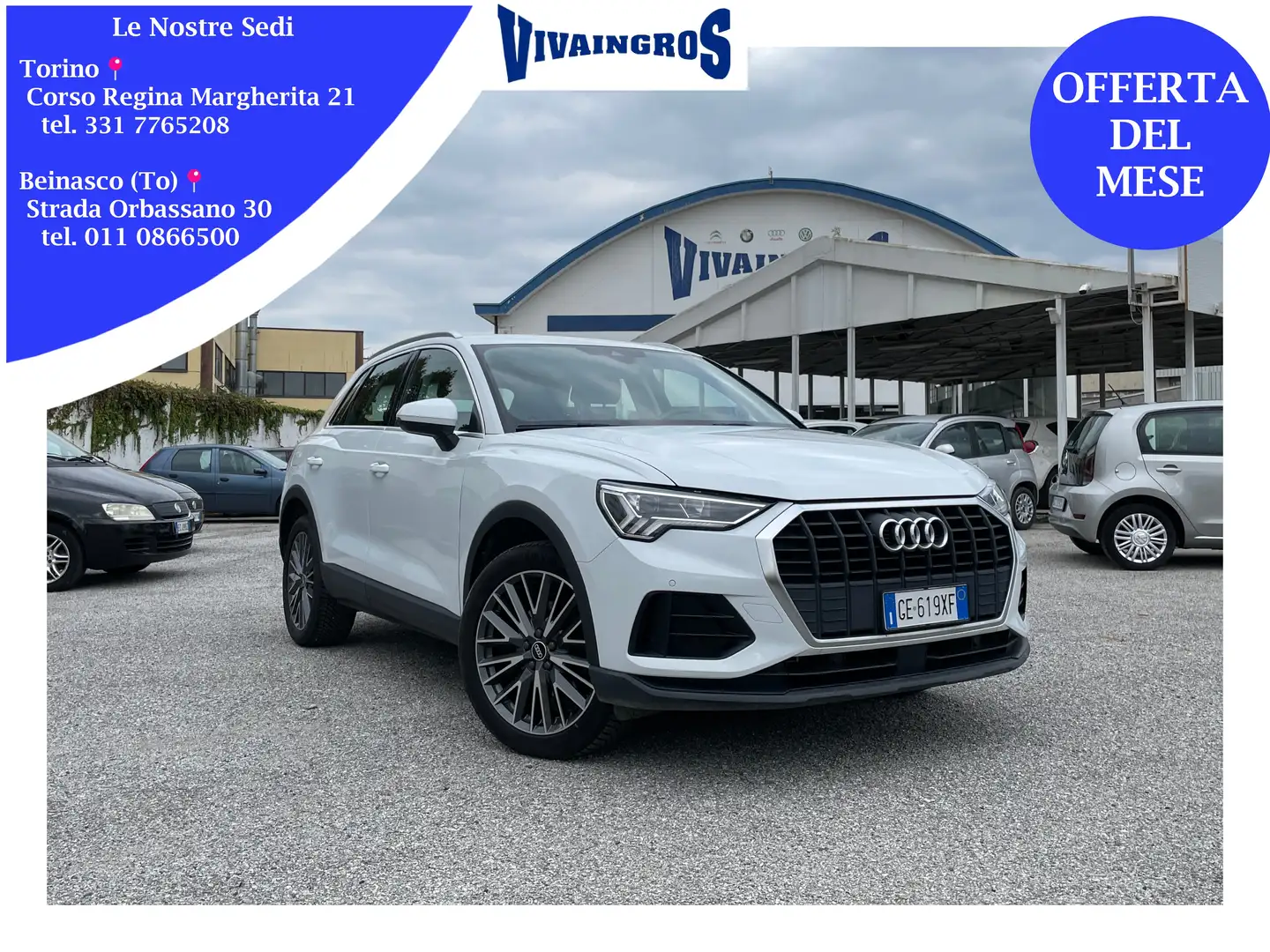Audi Q3 2.0 TDI Business 150CV S-tronic Bianco - 1