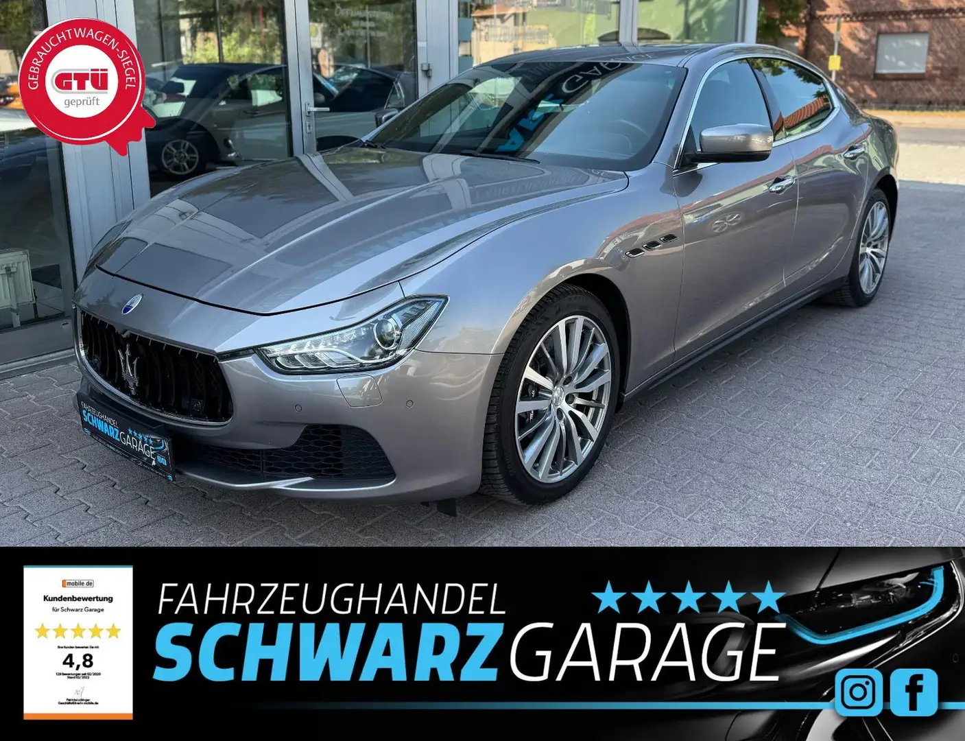 Maserati Ghibli GranLusso Diesel*KAMERA*NAVI* Grau - 1