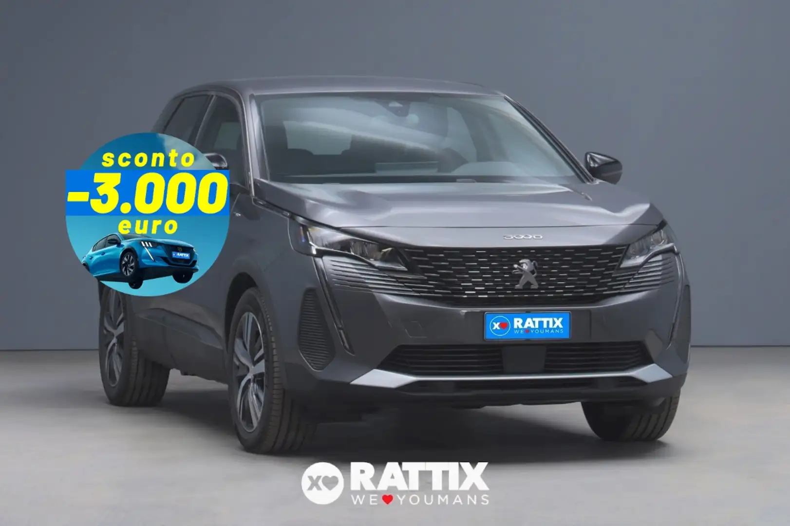 Peugeot 3008 1.6 Hybrid Phev 225CV Active Pack e-EAT8 Grigio - 1
