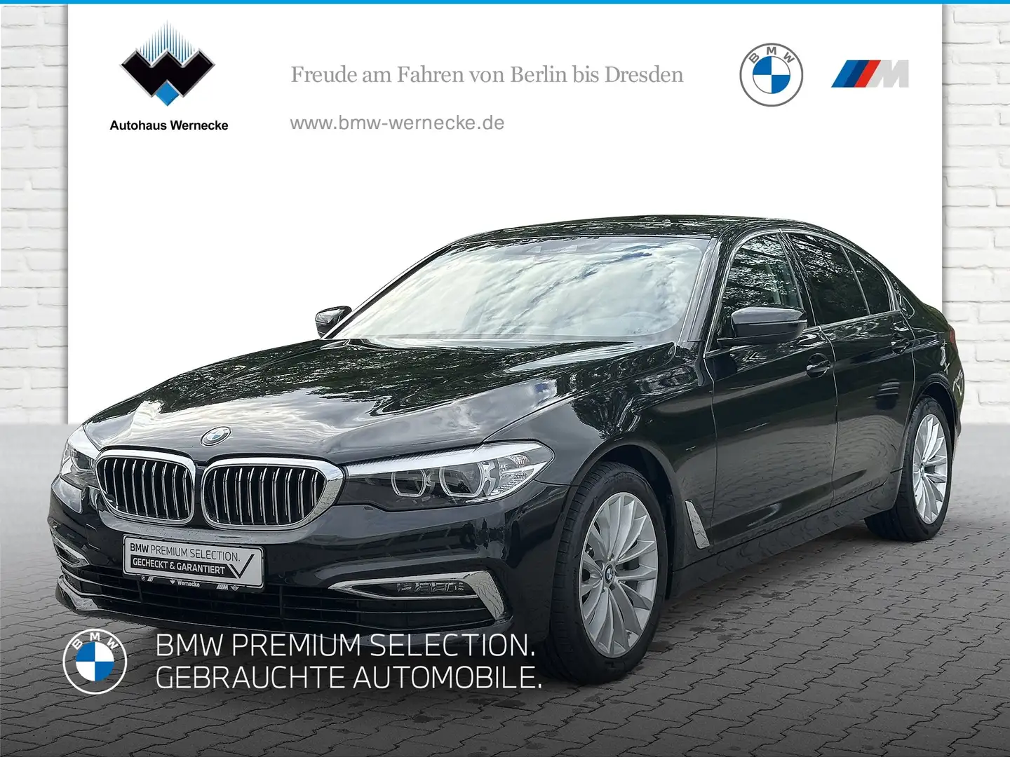 BMW 520 d Limousine HiFi GSD Navi Bus. Parkassistent Schwarz - 1