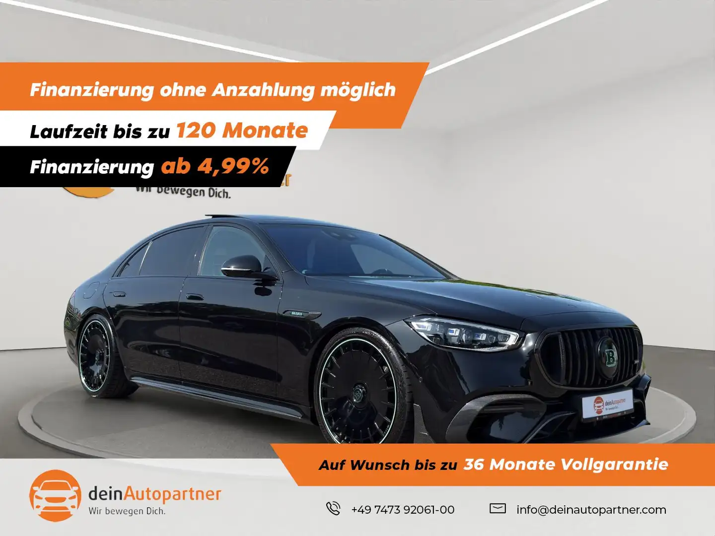 Mercedes-Benz S 63 AMG BRABUS 930 LED/LEDER/CARBON/HUD/PANO Noir - 1