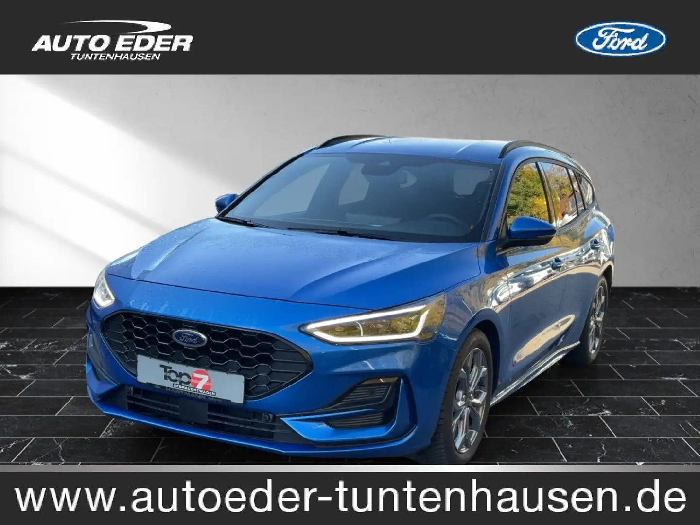 Ford Focus ST-Line Turnier Automatik Bluetooth Navi LED Bleu - 1