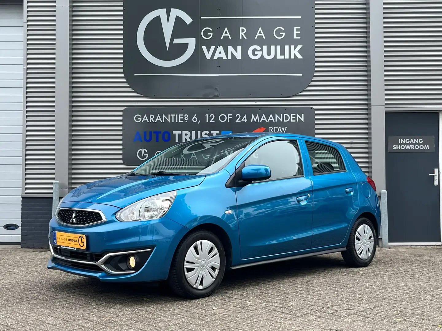 Mitsubishi Space Star 1.0 71PK Airco,ElektrRamen,ElektrSpiegels,Isofix,R Blauw - 1
