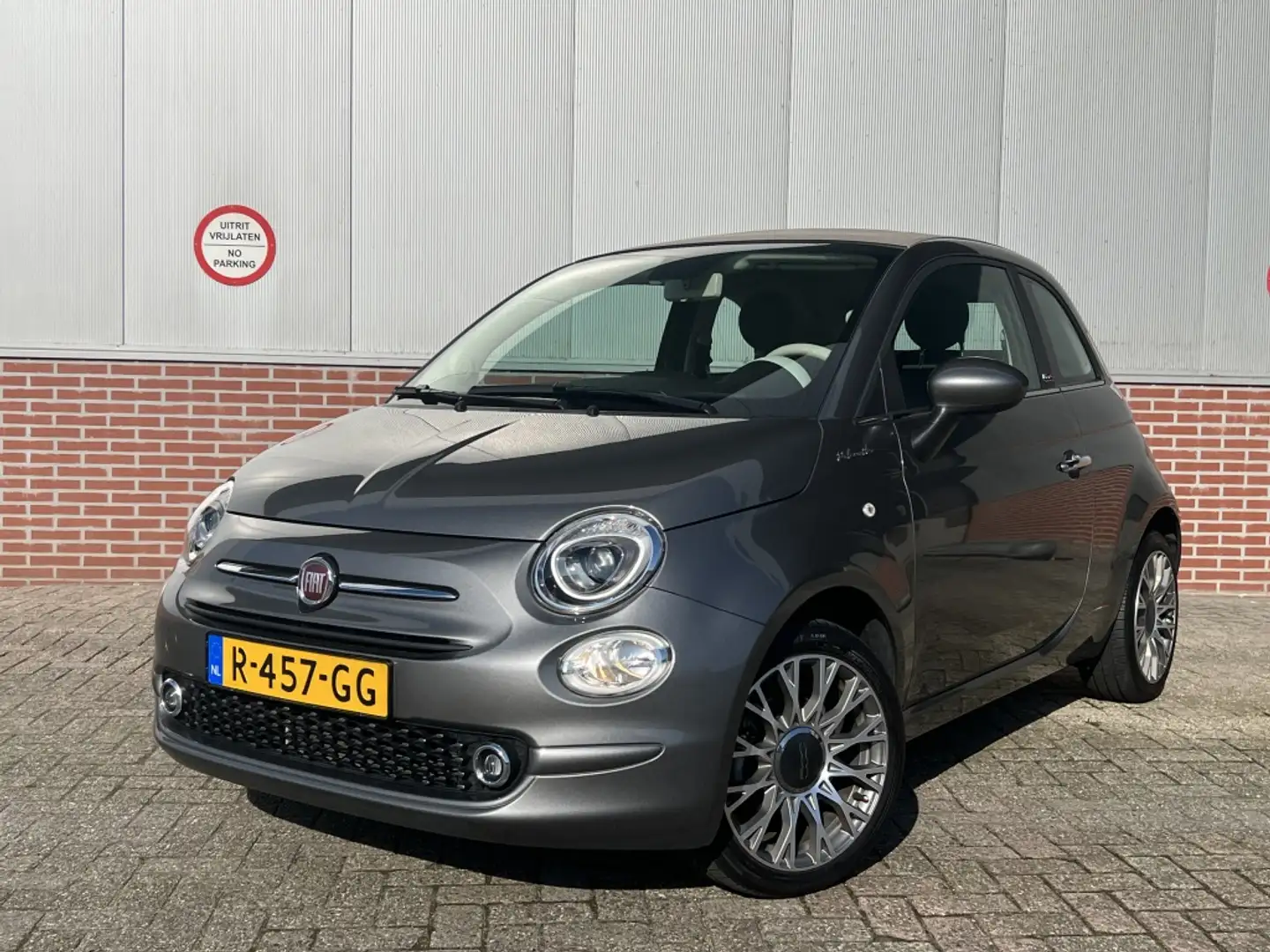 Fiat 500C 1.0 Hybrid 70 PK Dolcevita | Navi | Carplay | Clim Grijs - 2