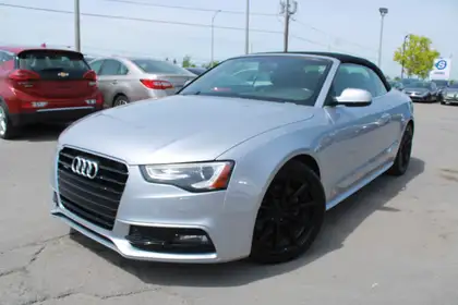 Gray 2016 Audi A5 2.0T quattro Technik Cabriolet AWD Convertible 8-Speed Automatic