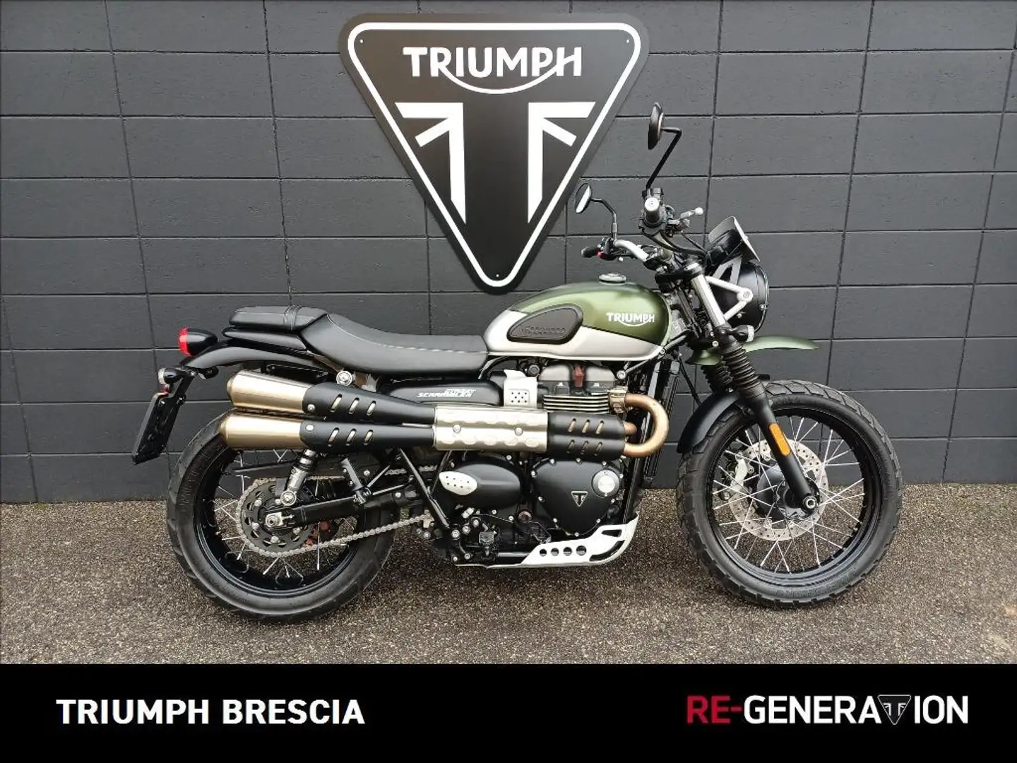 Triumph Street Scrambler Groen - 1