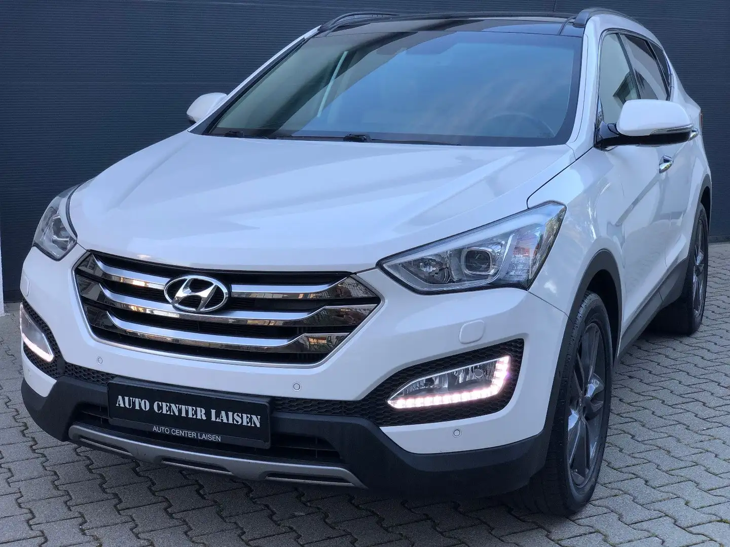 Hyundai SANTA FE Premium 4WD Xenon Navi Leder Kamera Weiß - 1