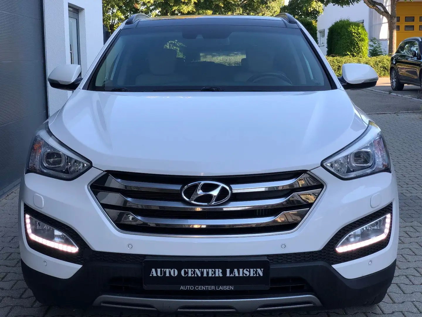Hyundai SANTA FE Premium 4WD Xenon Navi Leder Kamera Weiß - 2