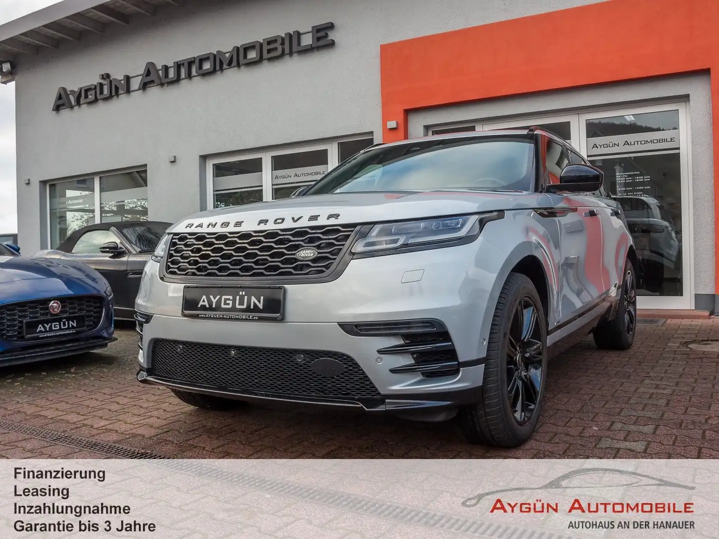 Land Rover Range Rover Velar P400e AWD R-Dynamic*HUD*Pano* Silber - 1