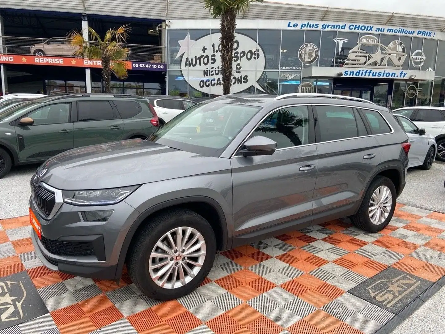 Skoda Kodiaq 1.5 TSI 150 BVA AMBITION Caméra 7 PL Gris - 1