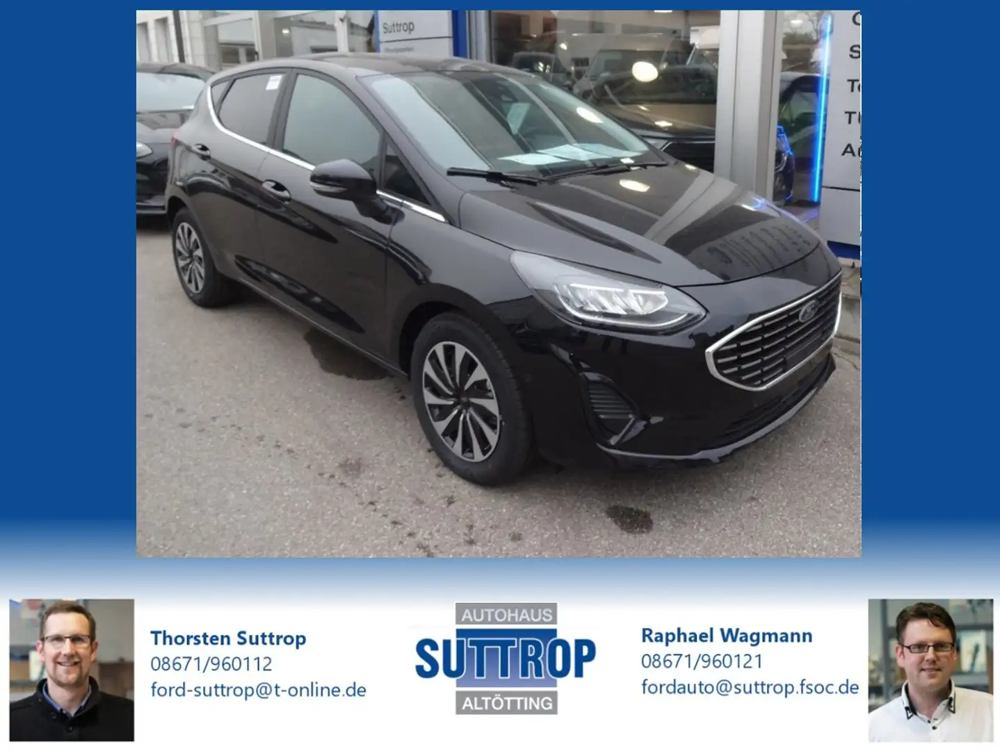 Ford Fiesta Titanium M-HEV, Sofort verfügbar Negro - 1