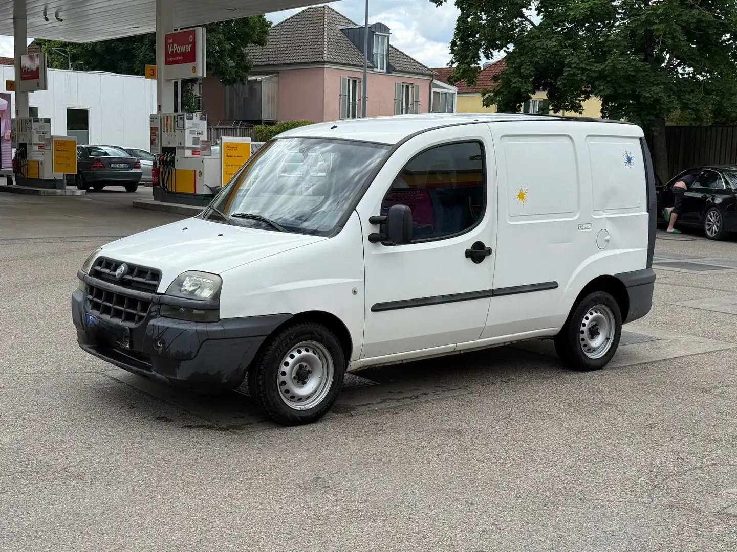 Fiat Doblo 223 Kasten 1.3 Benzin *Anhängerkupplung Weiß - 1