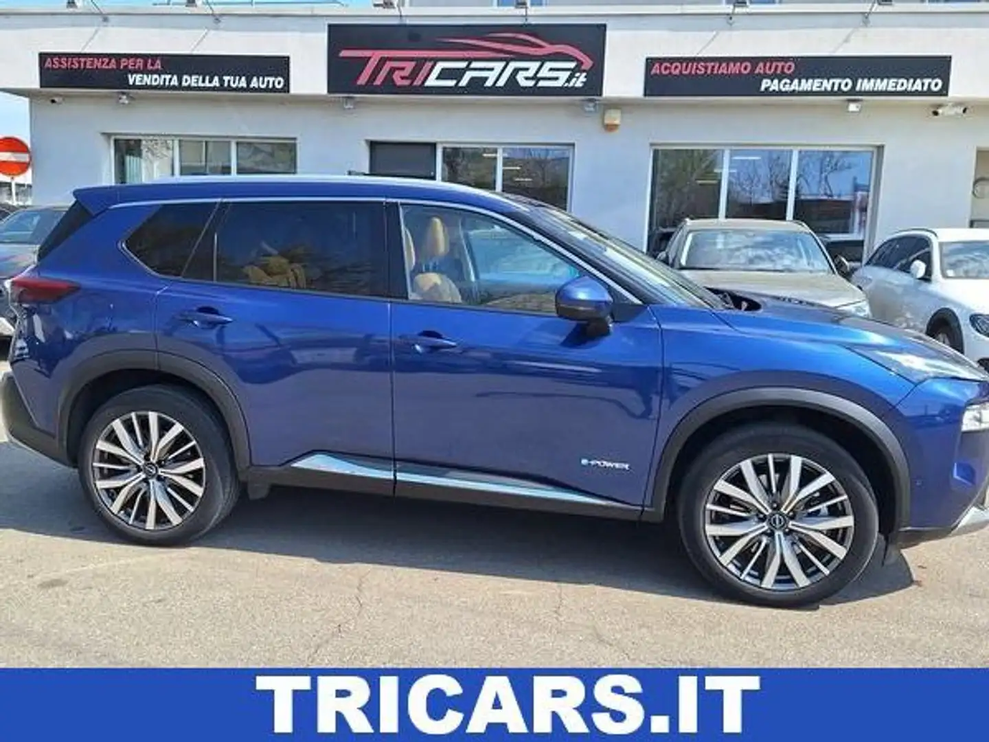 Nissan X-Trail 1.5 e-power Tekna e-4orce 4wd auto 7pti PERMUTE Blu/Azzurro - 1