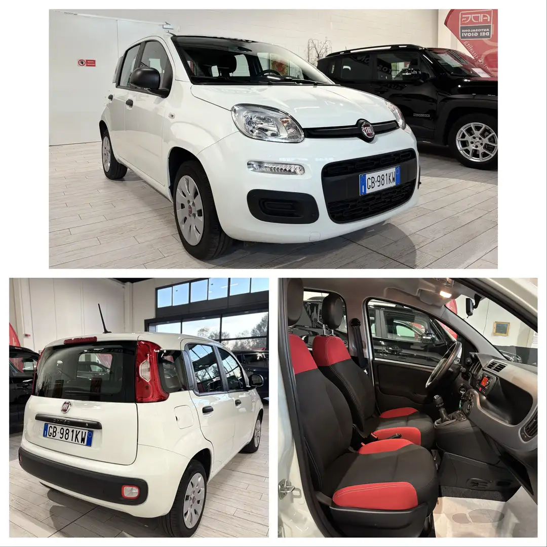 Fiat Panda 1.2 70CV KM. CERT. COME NUOVA AZIENDALE UNICO PROP Bianco - 1
