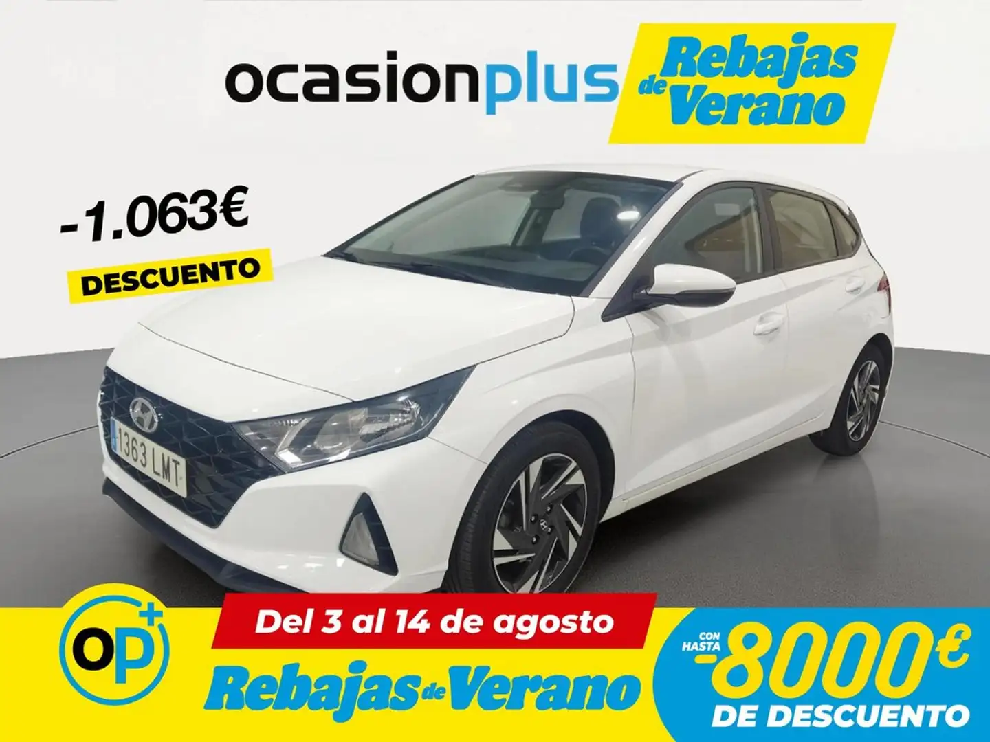 Hyundai i20 1.0 TGDI Klass 100 Blanco - 1