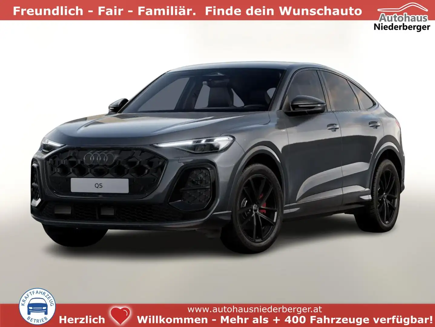 Audi Q5 Sportback S line Sportb 2xS Tech+ 20Z Leder AHK... Grau - 1
